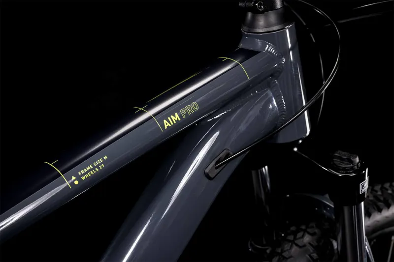 Cube Aim Pro Hardtail Mountain Bike Grey/Flashyellow 2022-2
